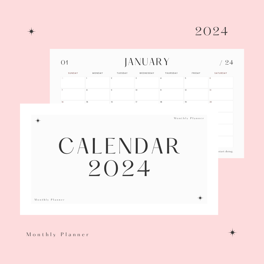 2024 Monthly Calendar