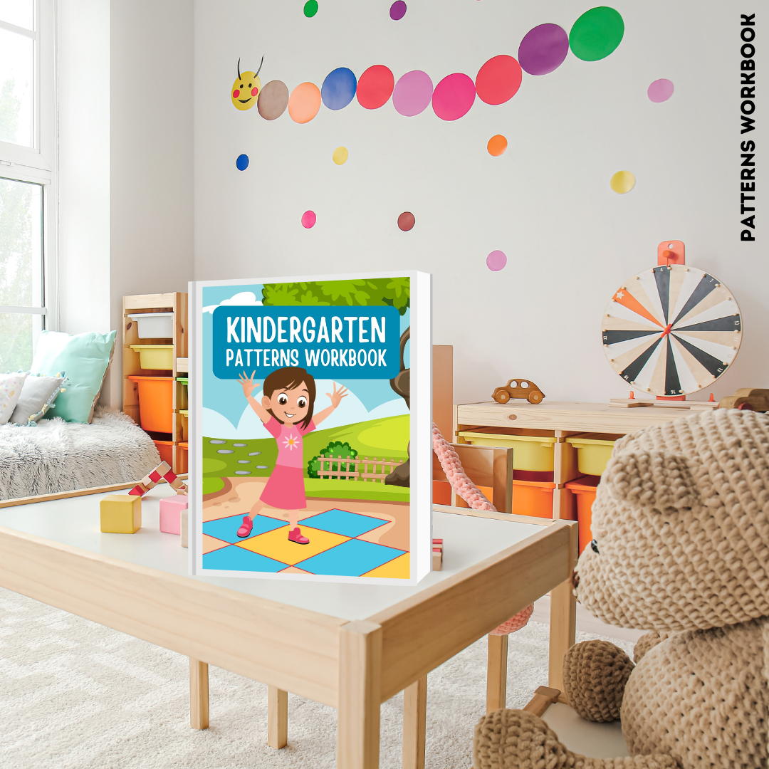 Math patterns book for kindergarten