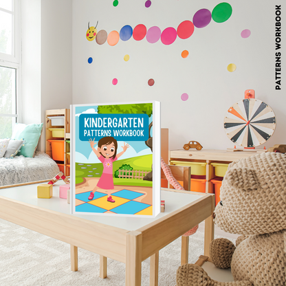 Math patterns book for kindergarten