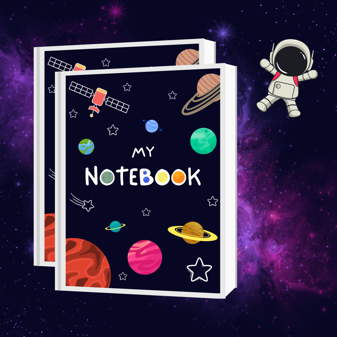 Galaxy Space Planet Notes Notebook