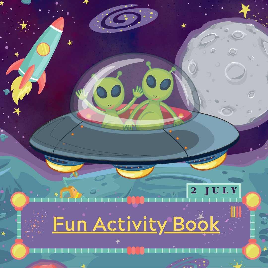 Fun space activities coloring worksheets