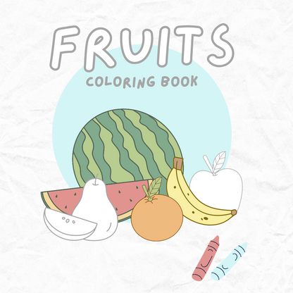 Colorful fruits Worksheet