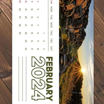 Modern Landscape View Wall Calendar Photo