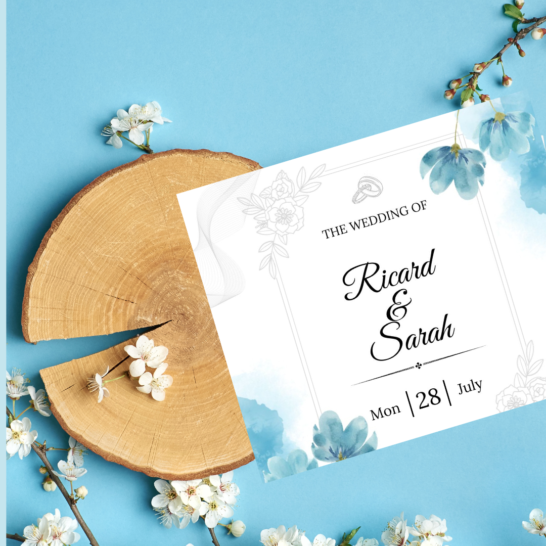 Wedding invitation card