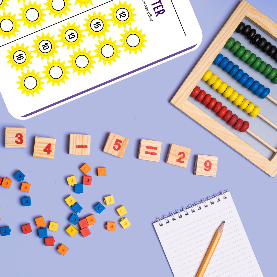 Numbers worksheets kindergarten math