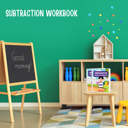 Subtraction Math Worksheet for kindergarten