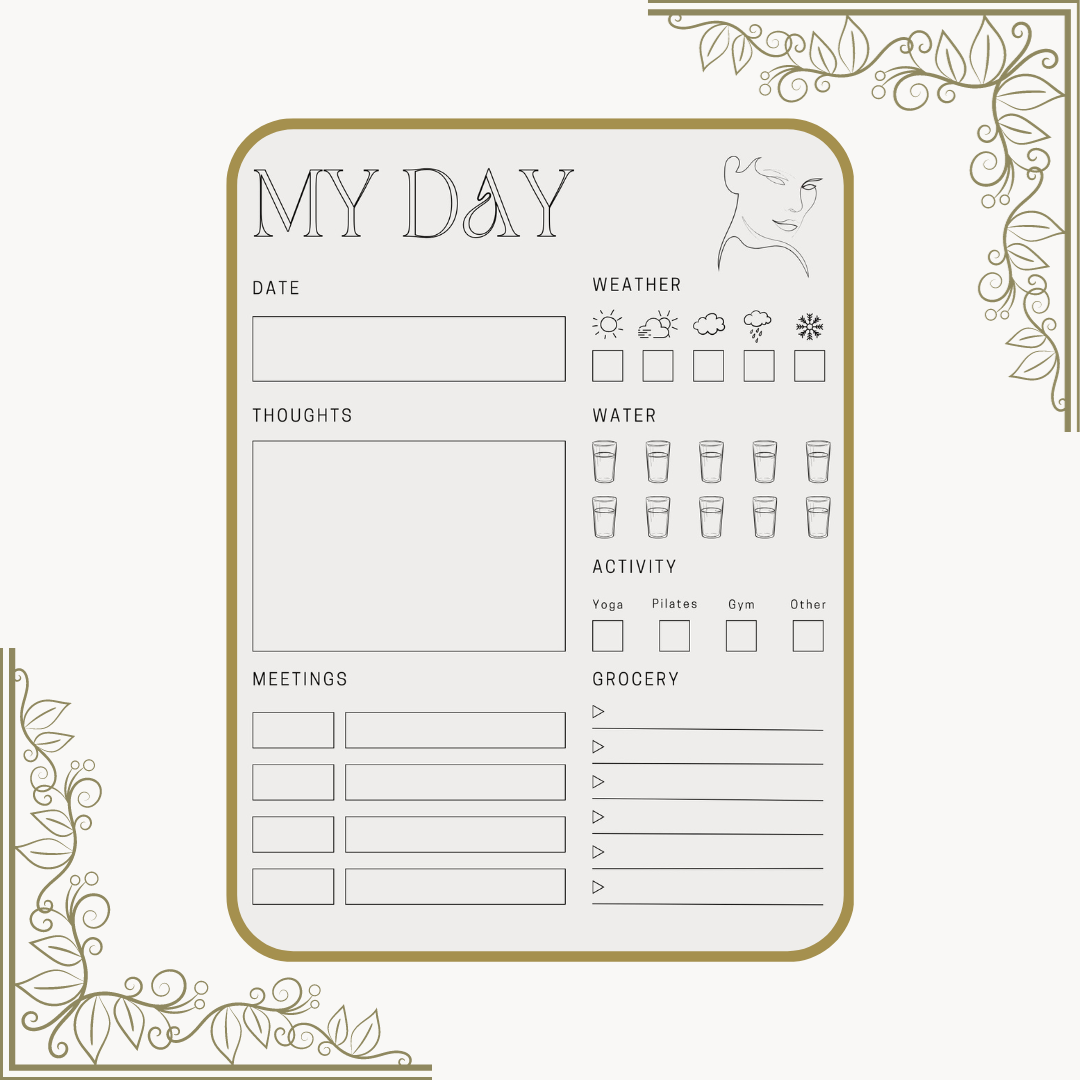 My Daily Planner Notebook