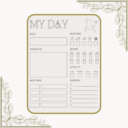 My Daily Planner Notebook