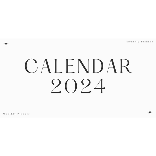 2024 Monthly Calendar